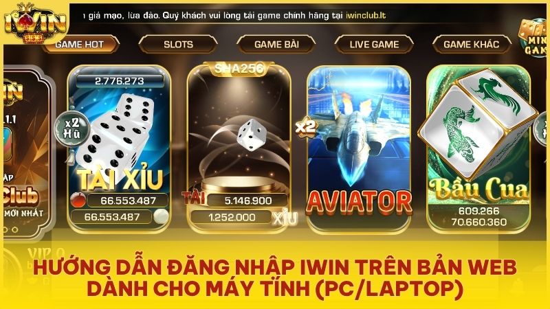 Phiên bản chơi nhanh web IWIN luôn được người chơi ưa chuộng