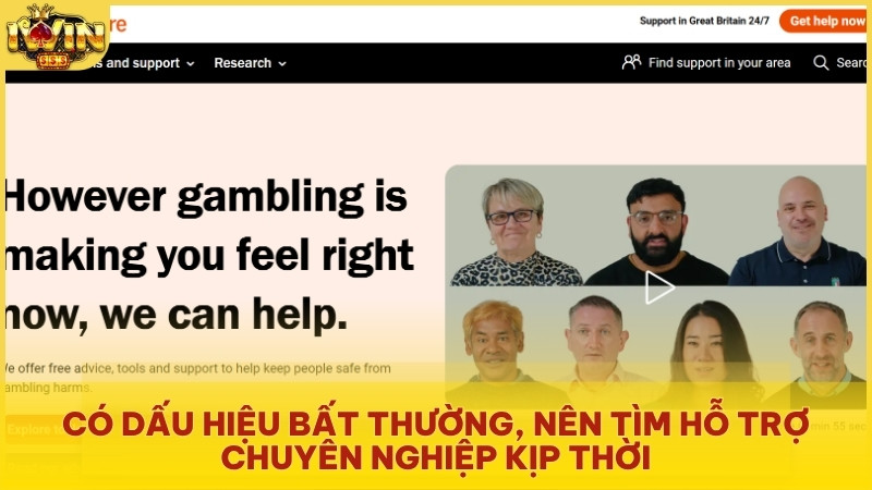 Có dấu hiệu bất thường, nên tìm hỗ trợ chuyên nghiệp kịp thời